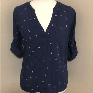 Simply Styled Made By Sears V-Neck Blouse